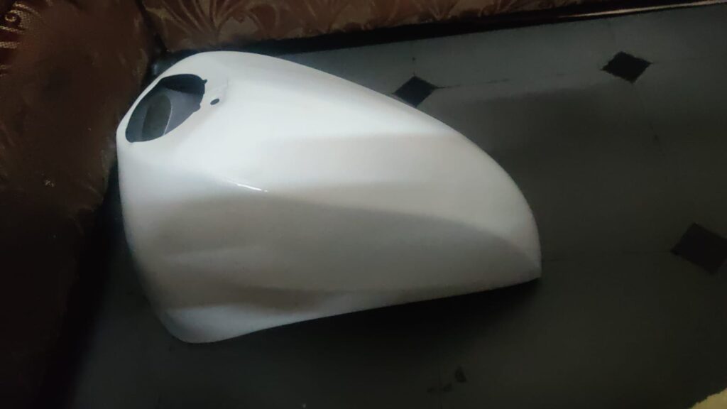 Brand new activa 3g metal mudguard displayed against a neutral background