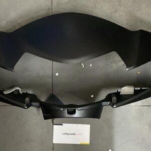 Black fiber activa 5g headlight visor mask fairing for Honda scooter