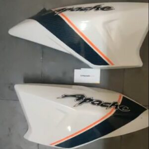 apache rtr tpfc white fiber tail panel for motorcycle rear profile