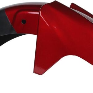 Bajaj Discover 125 Front Mudguard Red made from durable fiber