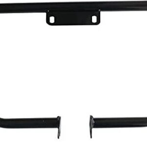 Sturdy metal bajaj platina leg guard designed for engine protection and rider safety.