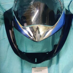 bs-6-visor-.jpeg Honda Unicorn BS6 Headlight Visor Mask Fairing Black