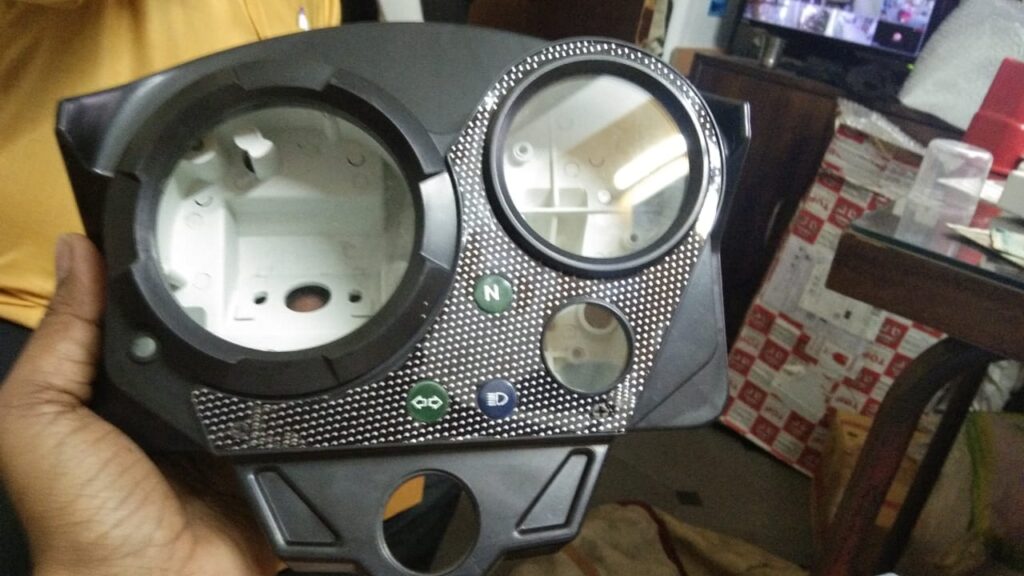 Black plastic cbz xtreme meter case dashboard housing for motorcycle