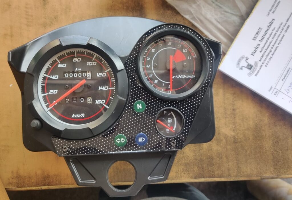 cbz xtreme t2 meter assembly spare part for motorcycles