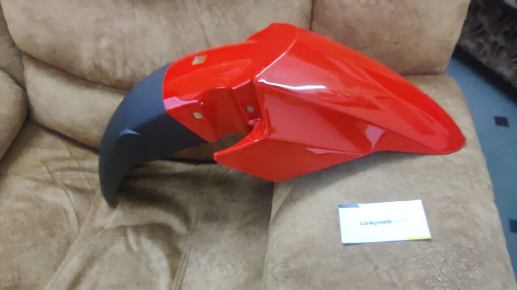 CBZ Xtreme T2 red mudguard front fender made of durable fiber material