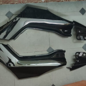 CBZ Xtreme T3 side panel in black and sports red with matching stickers