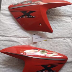 Hero CBZ Xtreme TPFC Guard red fiber tank panel side view