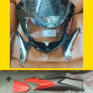 Hero cbz xtreme visor and tail panel combo made from durable ABS plastic