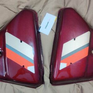 Hero Honda CD 100 SS side panel maroon with matching stickers