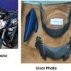 Yamaha FZ V2 Headlight Visor Mask Fairing Blue