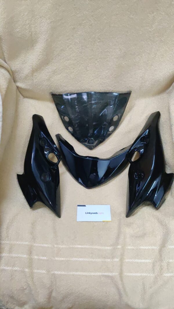 fzs-Visor.jpeg Yamaha FZ-S Headlight Visor Mask Fairing Black
