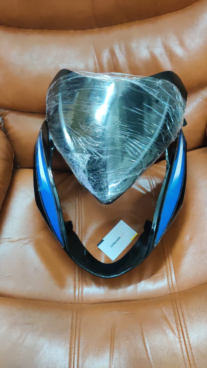 Hero Glamour i3s Headlight Visor Mask Fairing Blue