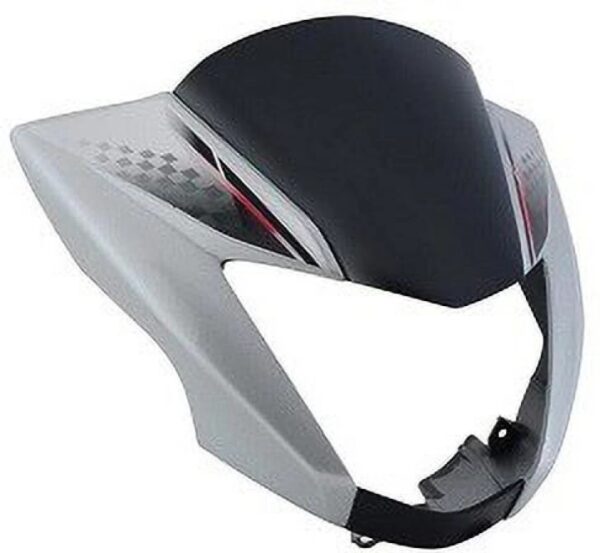 Hero Glamour i3s Headlight Visor Mask Fairing Silver