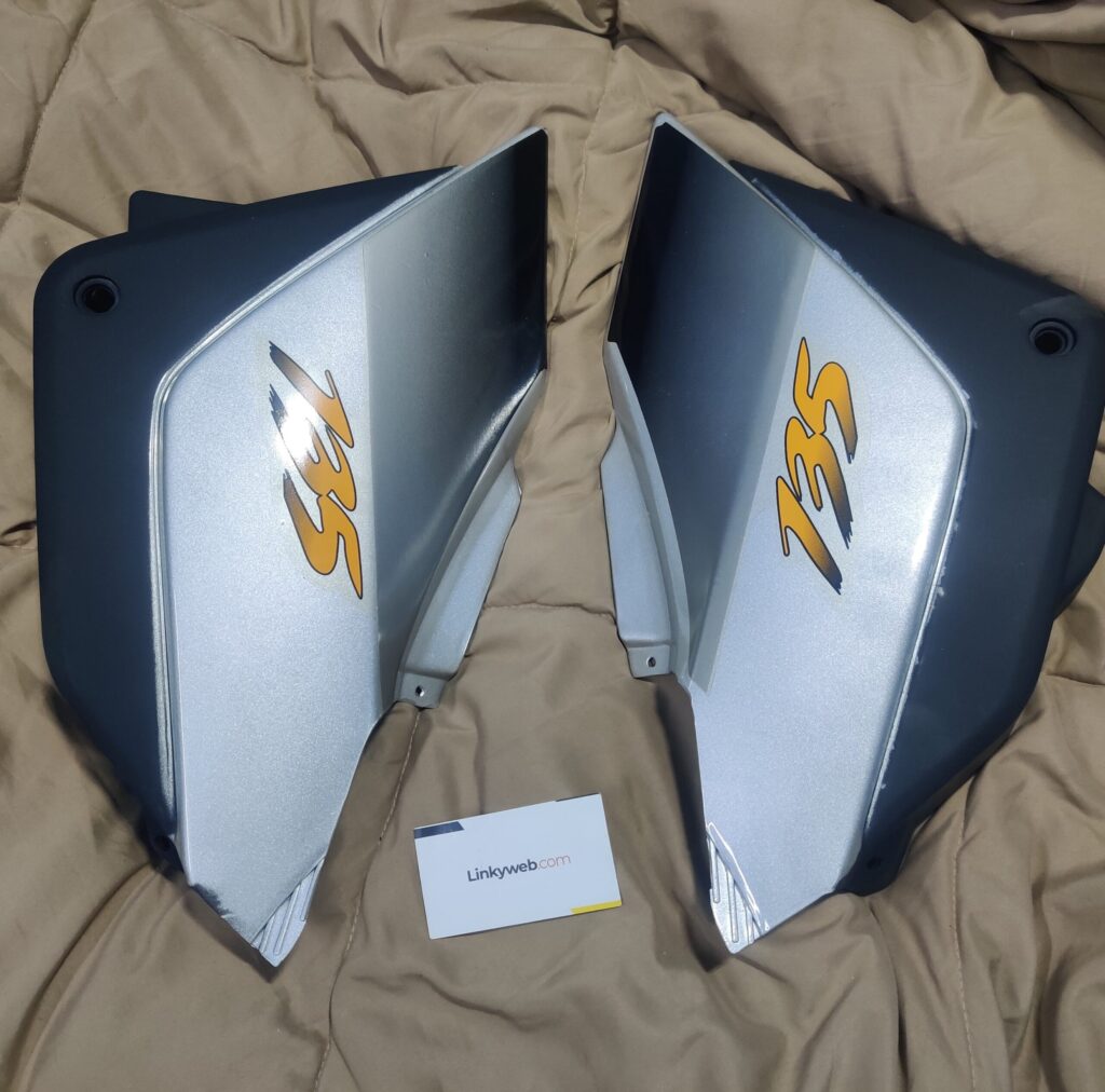 Hero Ambition Side Panel Silver made from durable lightweight fiber
