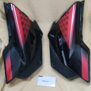 Hero glamour side panel set with matching stickers for motorcycle body upgrade