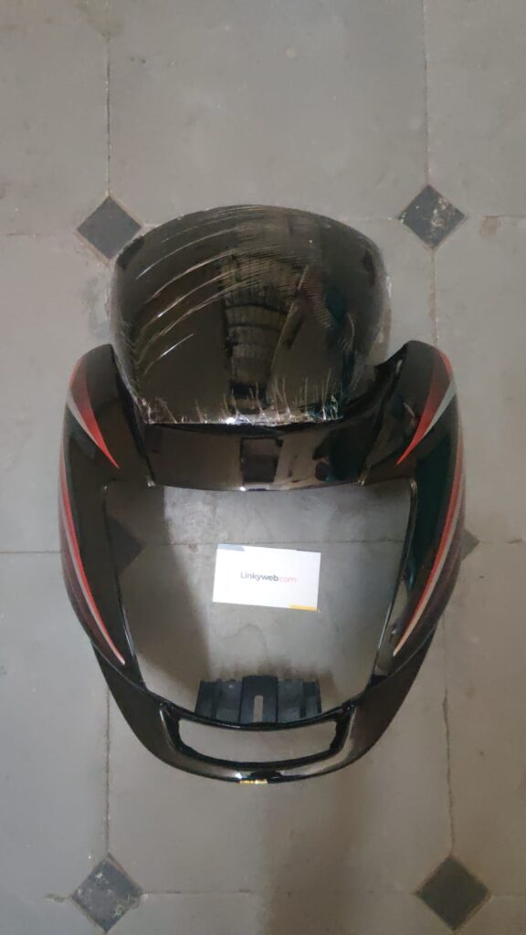 hero passion headlight visor made of durable fiber material for motorcycles