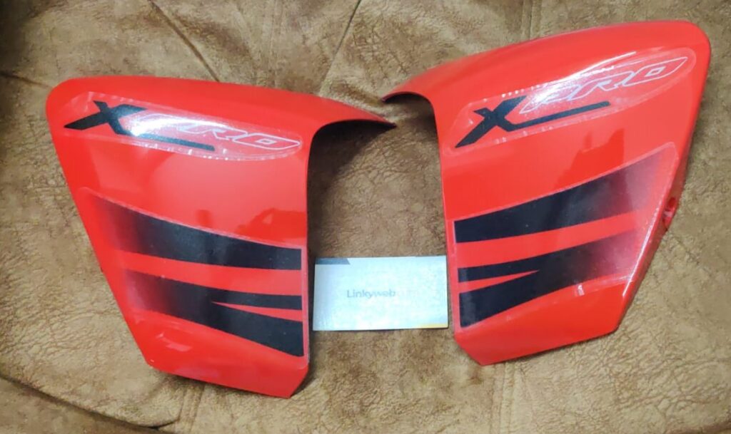 Hero Passion X Pro TPFC Guard in red color made from high-grade fiber