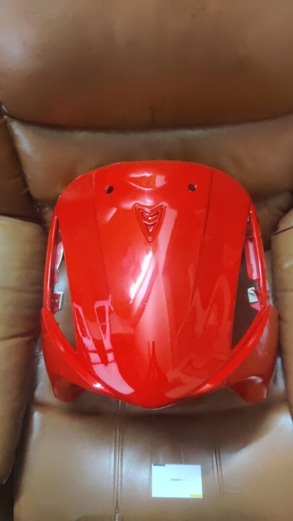 Hero pleasure front nose body panel in smooth finish ready for painting