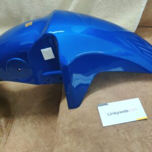 Hero Splendor iSmart Front Mudguard Blue made from durable fiber material
