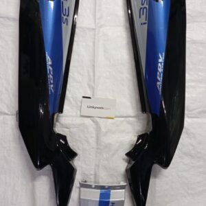 Hero Splendor iSmart Tail Panel in black blue finish viewed from the rear