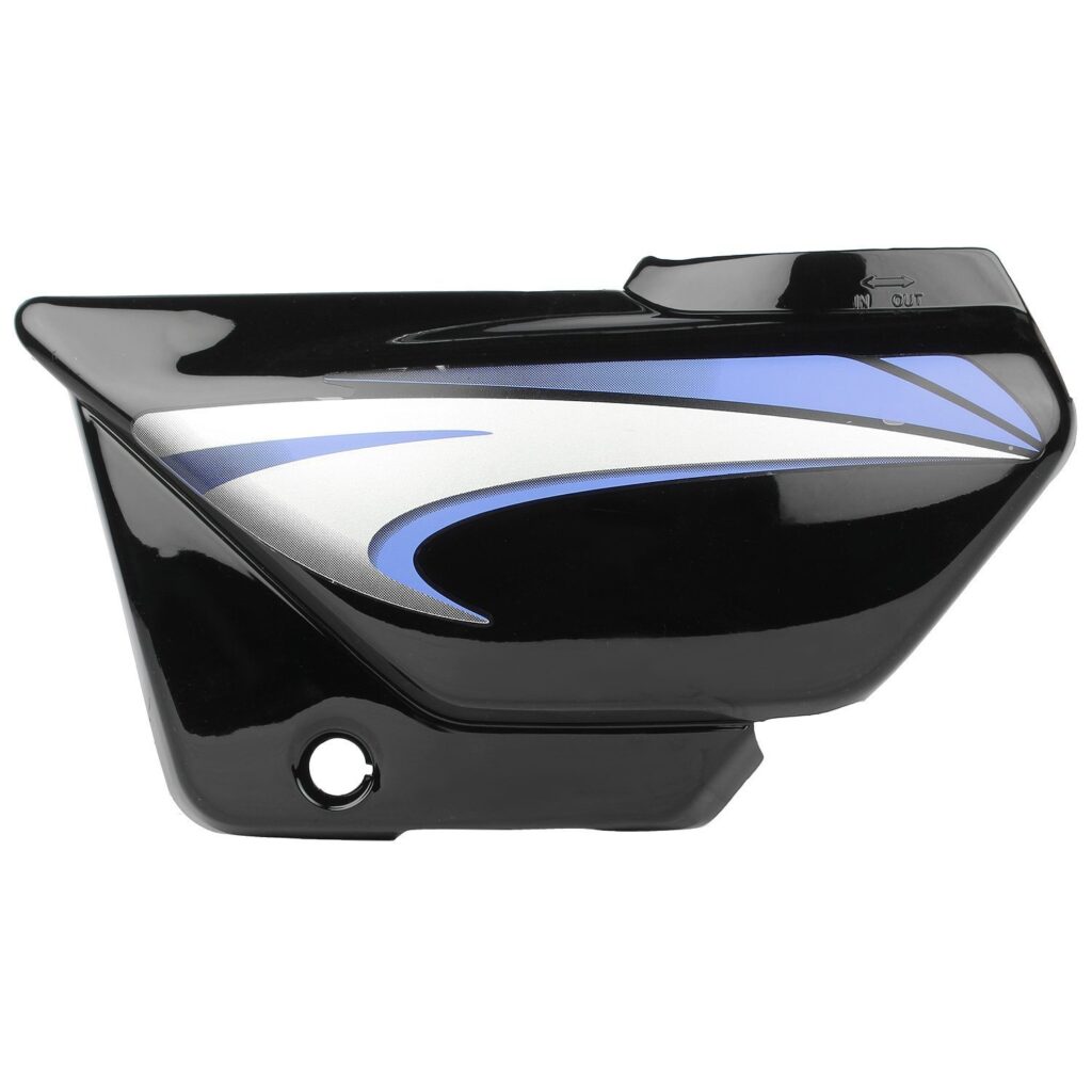 Hero splendor pro side panel set in various color options with matching stickers