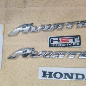 Honda aviator emblem showing durable finish and precise scooter badge design