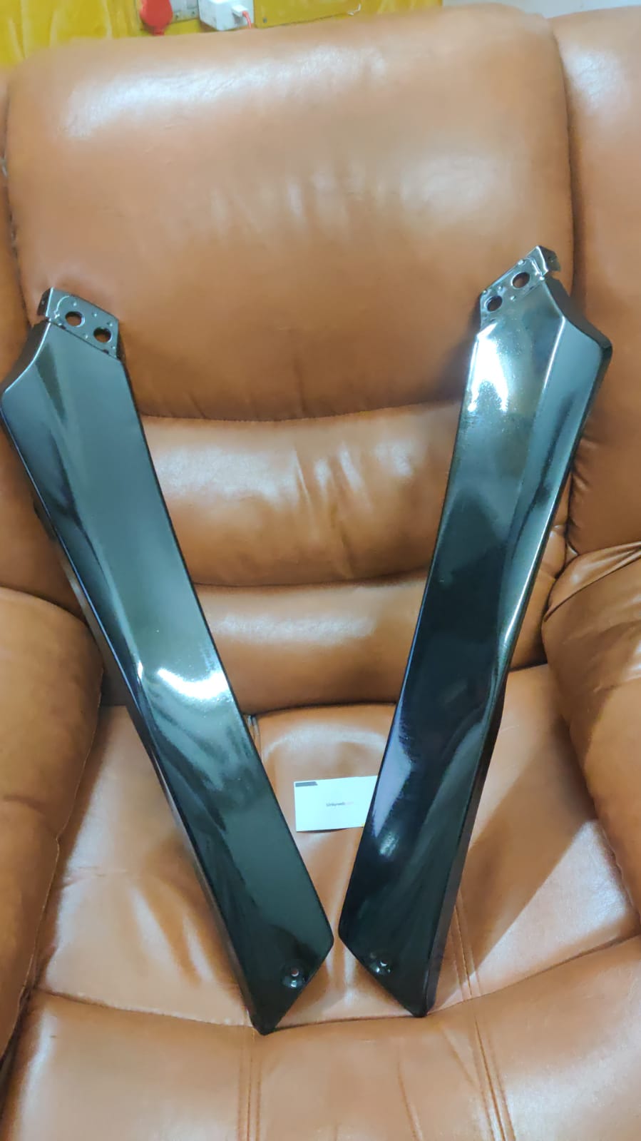 honda aviator foot trim black displayed against a neutral background