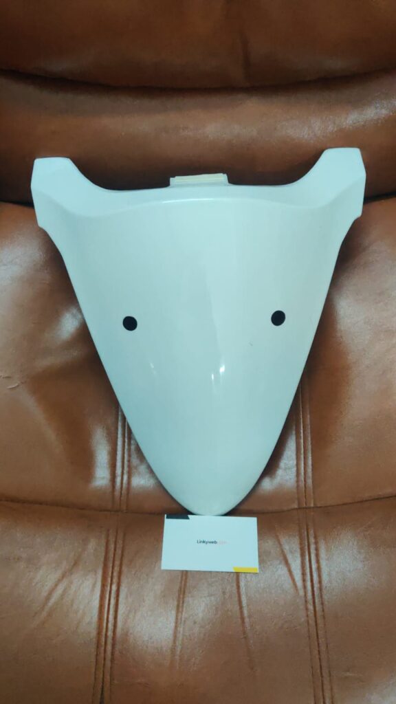 honda aviator front nose white made of durable fiber material