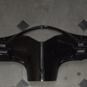 Close-up of a black plastic honda aviator meter cover for scooter dashboards