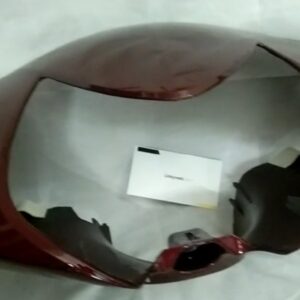 Honda aviator visor wine red made from durable fiber material
