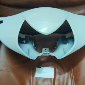 Honda aviator white visor made from durable fiber material