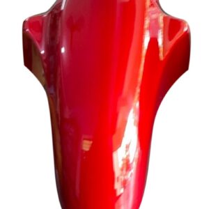 Honda CD Deluxe Front Mudguard Red made from durable fiber material