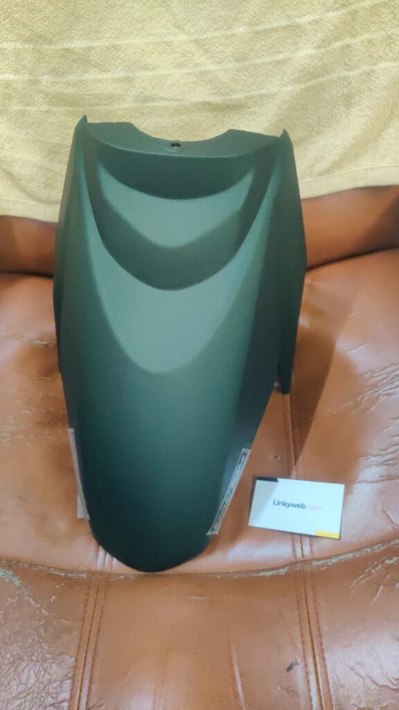 Honda Dio Green Front Mudguard replacement part made from durable fiber