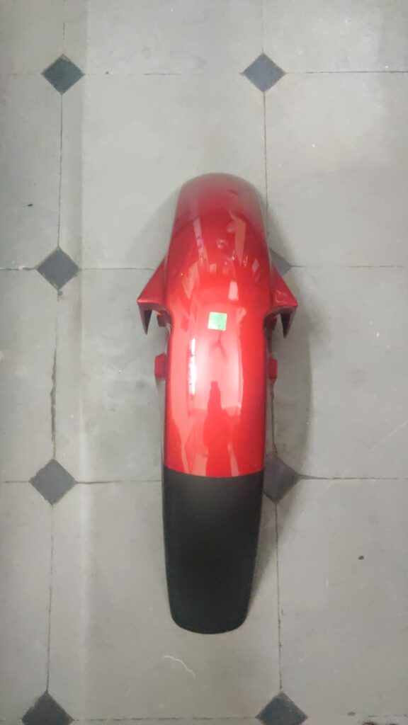 honda livo front mudguard red fiber replacement part