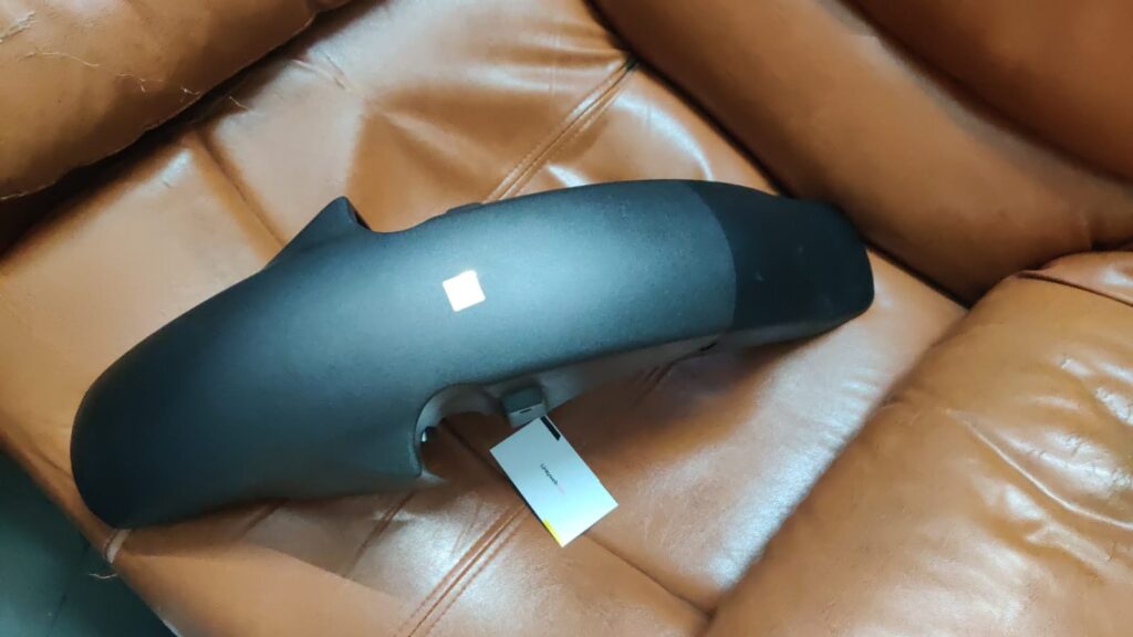 Honda livo grey front mudguard made of durable fiber material