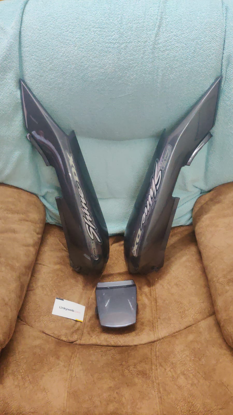 Honda Shine Grey Tail Panel made of durable ABS plastic for rear side body cover