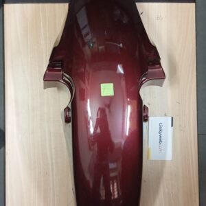 Honda Shine Wine Red Mudguard front view showing durable fiber finish