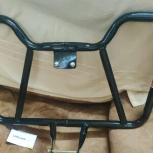 Honda Unicorn Leg Guard metal motorcycle leg protector fitted on a bike