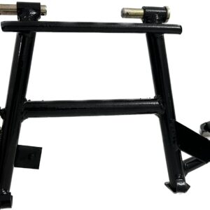 Heavy metal ola scooter center stand showing robust construction and precise dimensions