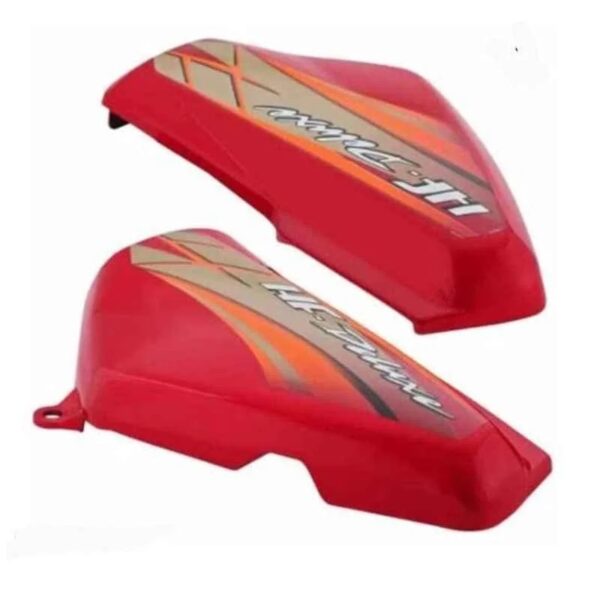 Hero HF Deluxe Side Panel Red Golden