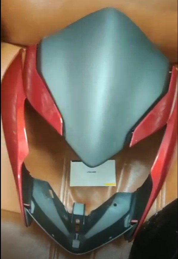 Honda Twister Headlight Visor Mask Fairing Red