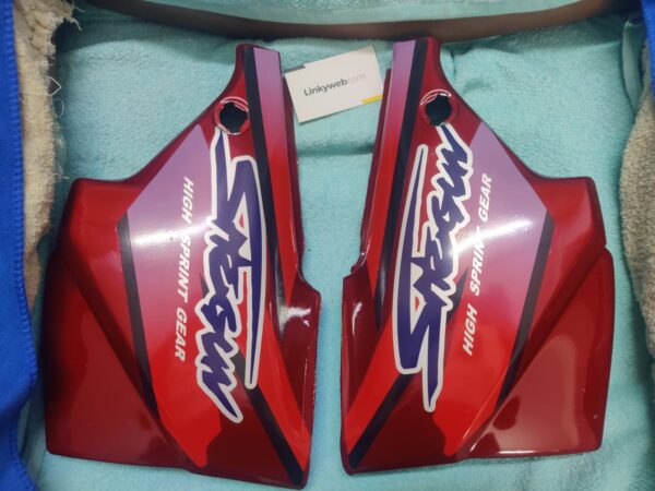 Suzuki Shogun Side Panel Red