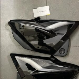 Splendor pro side panel cowl set with pre-fitted matching stickers for motorcycle upgrade