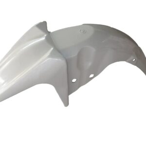 Suzuki hayate silver front mudguard made of durable fiber material