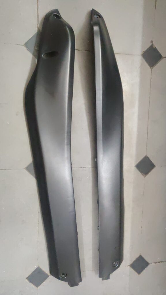 suzuki swish foot guard trim replacement part made of durable black ABS plastic