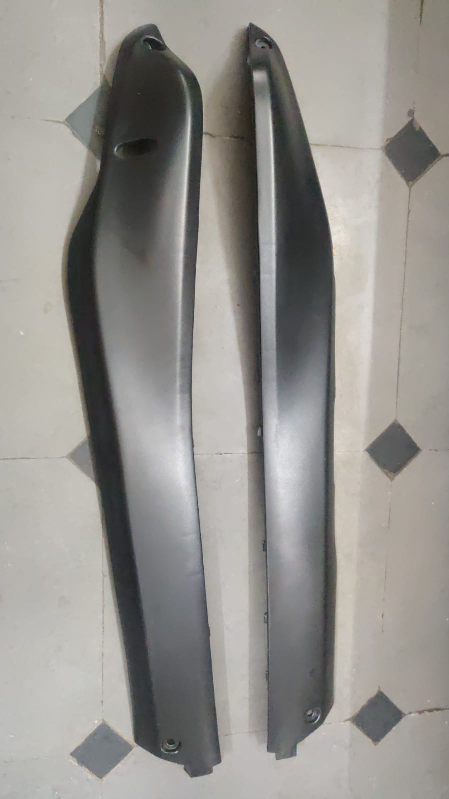 suzuki swish foot guard trim replacement part made of durable black ABS plastic