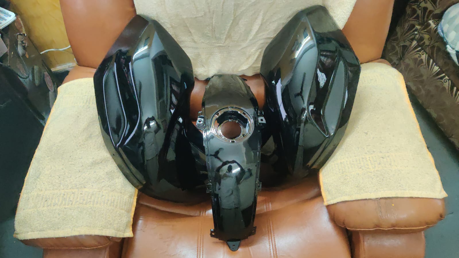 Yamaha FZ Tank Panel Black