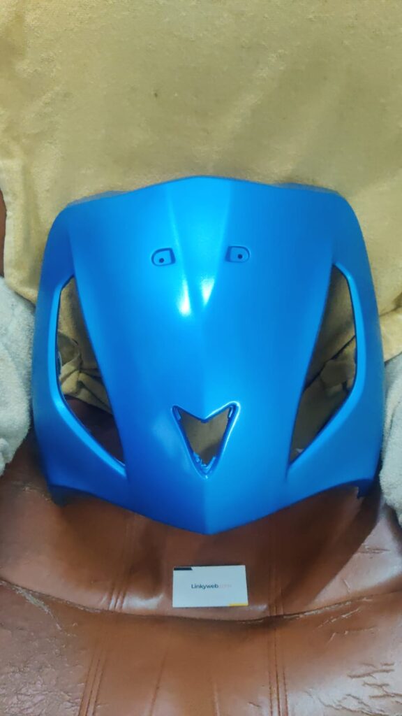 Tvs jupiter blue front nose replacement body panel for scooters