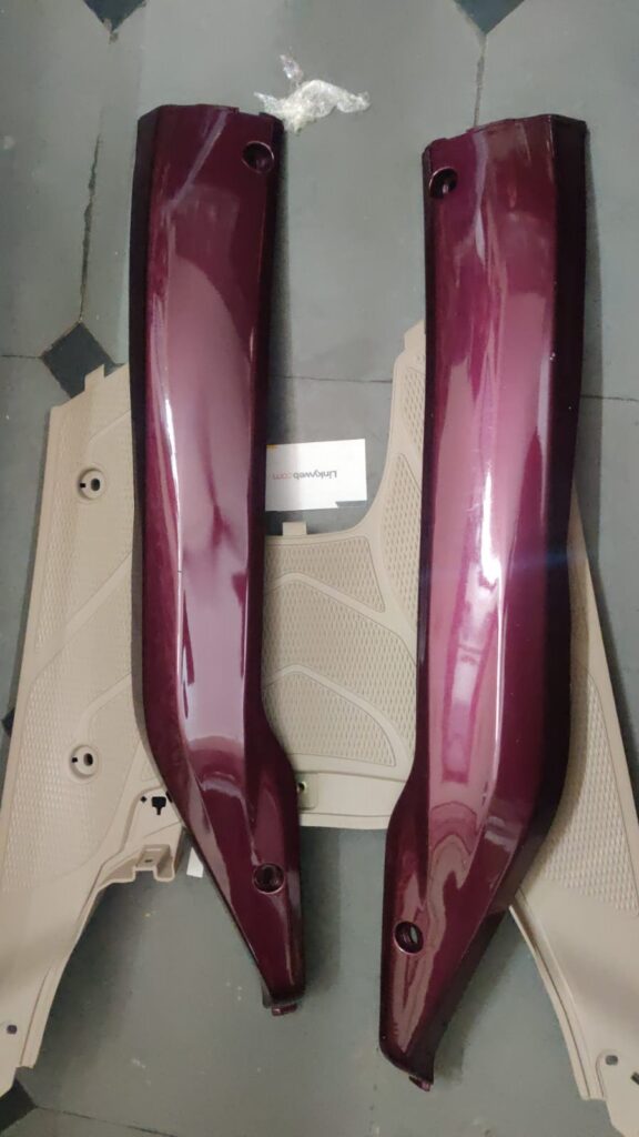 tvs jupiter floor and foot trim combo set for scooter upgrade