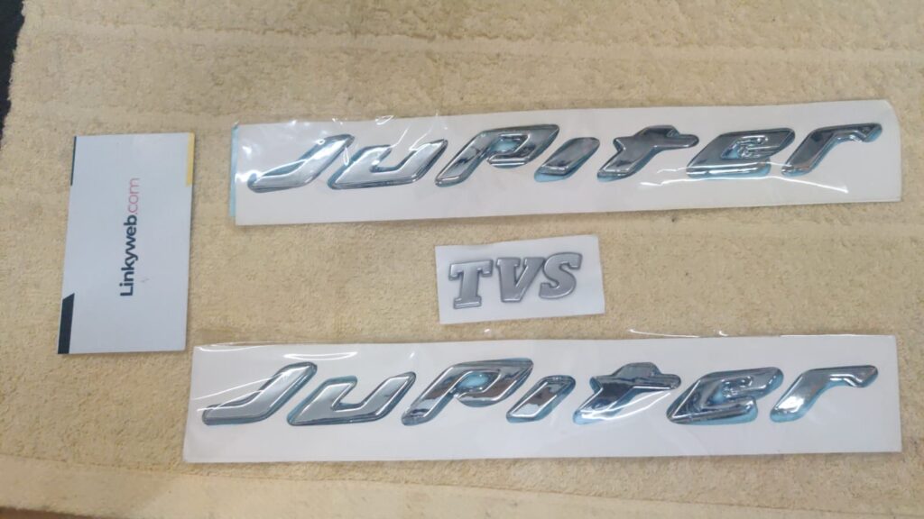 Tvs Jupiter Logos premium replacement emblems for scooter